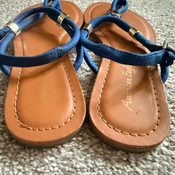 American Eagle Outfitters Blue and Brown Sandals - Picture 9 of 9
